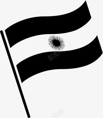阿根廷国旗符号南美洲图标图标