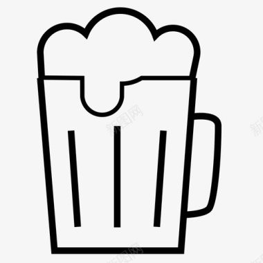 国产啤酒啤酒酒饮料图标图标