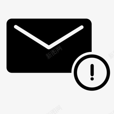 发送邮件消息警报已发送邮件新消息图标图标
