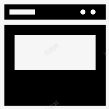 烤箱厨具厨房用具图标图标