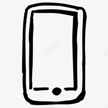 智能手机手机插图图标图标