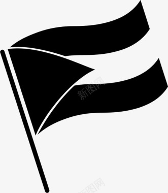 巴哈马国旗西印度群岛符号图标图标