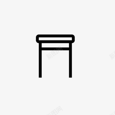 五一劳动节装饰桌子凳子房间装饰图标图标
