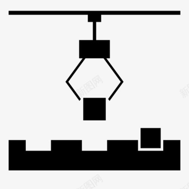 爪式起重机重新装配分装配图标图标
