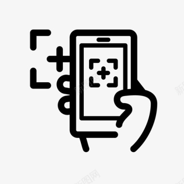 手机摄像头互动手势iphone图标图标