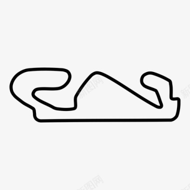 西班牙大奖赛f1赛道图标图标