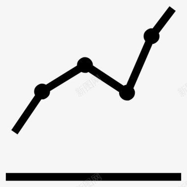 矢量统计图折线图信息图绘图图标图标