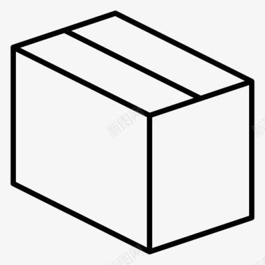 普通盒子盒子图标图标