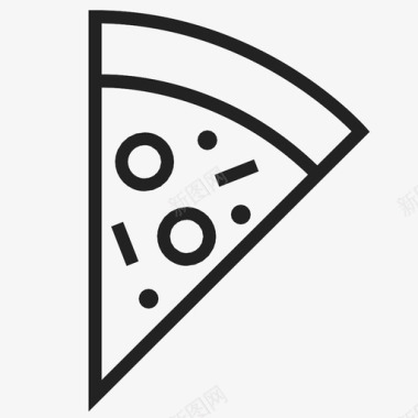 披萨披萨片披萨配料图标图标