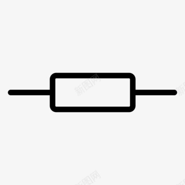 电阻电阻器iec型电阻器iec型图标图标