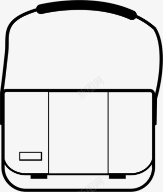 百搭通勤包信使包肩包袋子图标图标