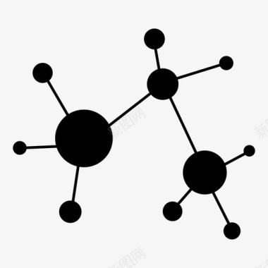 电脑图信息分子信息图互联网图标图标