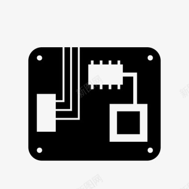 主板电脑配置硬件极客机器图标图标