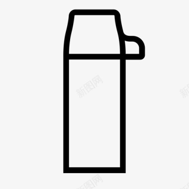 保温瓶便携式马克杯图标图标