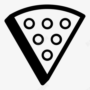 披萨口味切片图标图标