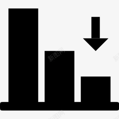 上升下降图表图表下降图表图标图标