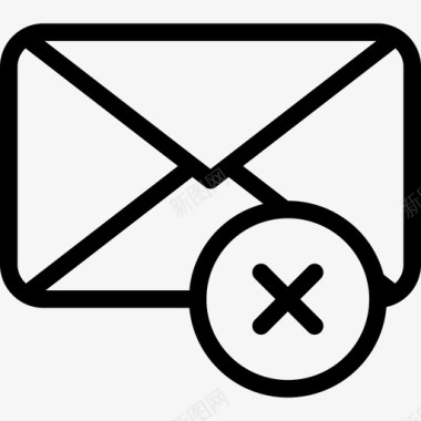 删除删除邮件邮件存档电子邮件图标图标