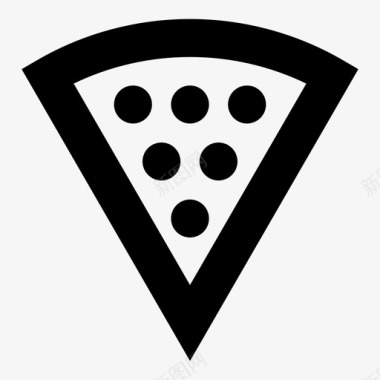 吃披萨意大利食物饥饿图标图标