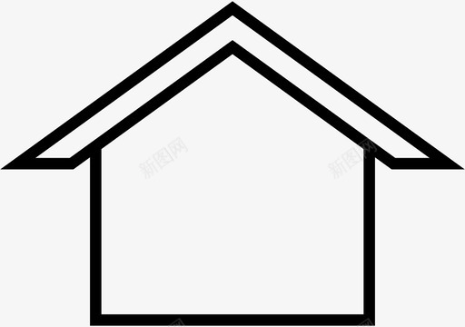 房屋住房屋顶图标图标