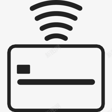 信用卡非接触卡白金卡塑料卡图标图标
