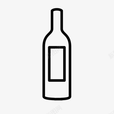 酒瓶酒瓶红酒雷司令图标图标