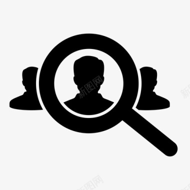 办公室人员标牌用户男性经理图标图标