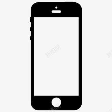 iphone 5智能手机屏幕保护器图标图标