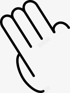 三手手指食指图标图标