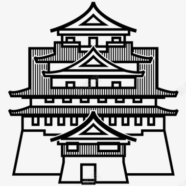 瓷文化shiro城堡要塞图标图标