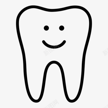 牙齿刷子珐琅质图标图标