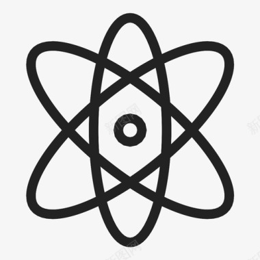 原子符号放射性物理图标图标