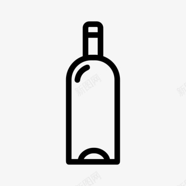 采购产品瓶子酒饮料图标图标