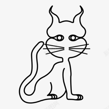 猫动物搞笑图标图标