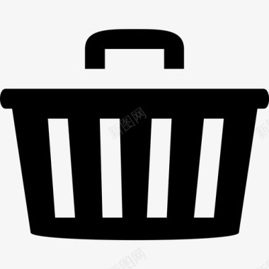 购物篮商品储存开放式集装箱图标图标