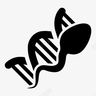 dna复制基因组螺旋分子图标图标