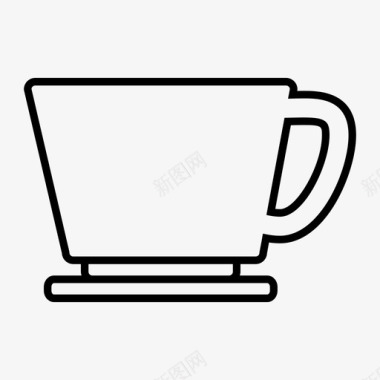 咖啡杯早餐美味图标图标