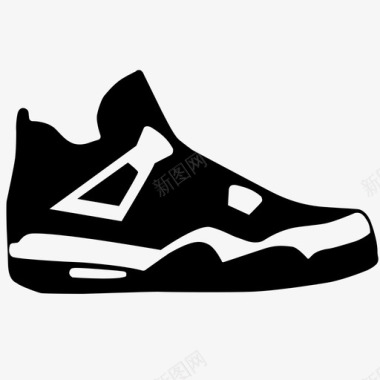 篮球鞋鞋运动鞋踢腿图标图标