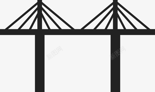 米劳高架桥图标图标