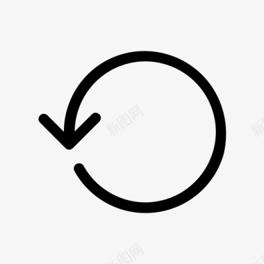 倒带后退追逐图标图标