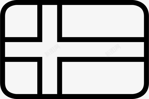 荣誉榜单挪威国旗国家象征民族自豪感图标图标