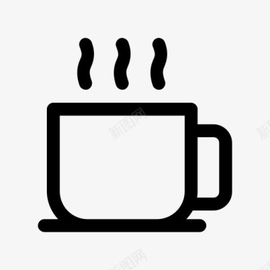 咖啡茶早茶图标图标