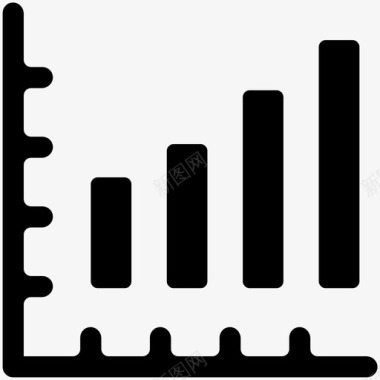 分数记录条形图记录图形表示图标图标