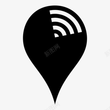 wifi热点地图标记辐射图标
