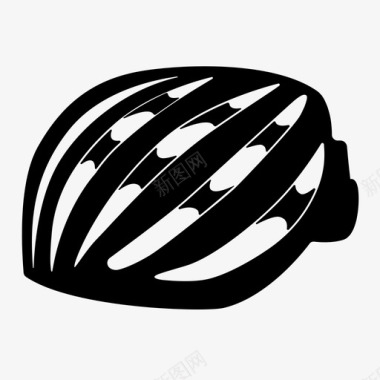 头盔安全装备骑行图标图标