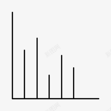 条形比例图条形图信息图报告图标图标