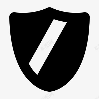 防护盾盾安全防护图标图标