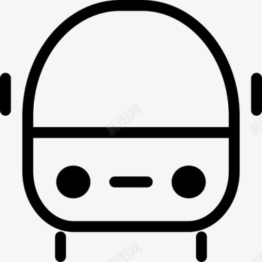 公共交通标识火车公共汽车长途汽车图标图标