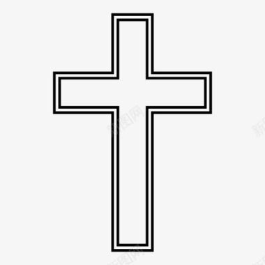 十字架十字架基督徒教会图标图标