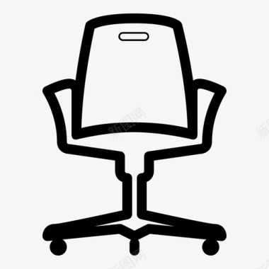 坐办公椅座位坐图标图标