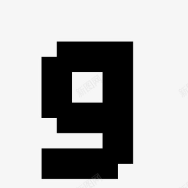 g像素字母表6x高图标图标